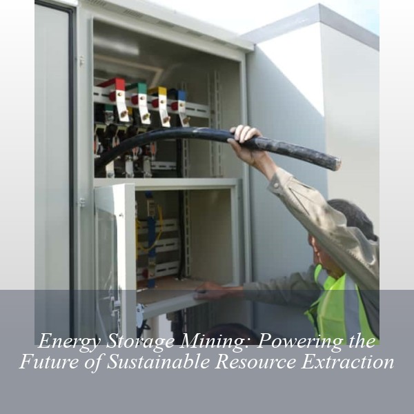 Energy Storage Mining: Powering the Future of Sustainable Resource Extraction